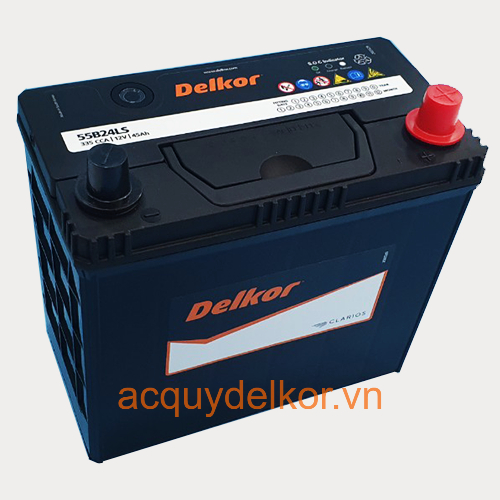 Ắc quy Delkor 55B24LS - (12V - 45Ah)