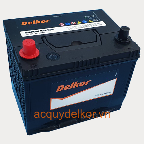 Ắc quy Delkor 85BR60K ( 55D23R) - ( 12V - 60Ah )